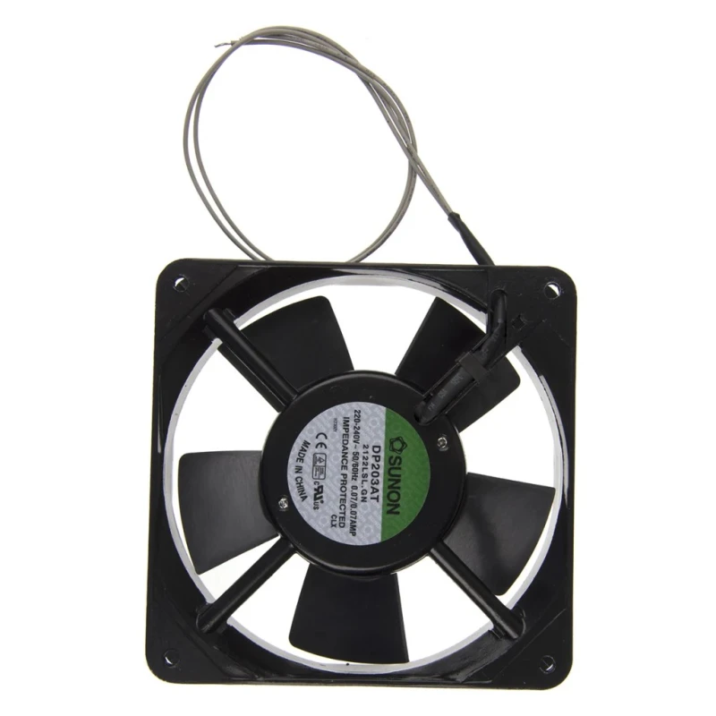 Sunon DP Series AC Axial Fan 230V AC 13W Power 78.2 m³/h Air Flow 120 mm Sleeve Bearing DP203AT-2122LSL.GN