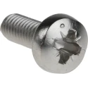 RS PRO Pozidriv Pan Stainless Steel Machine Screw M6 Thread, 16 mm Length 190-608