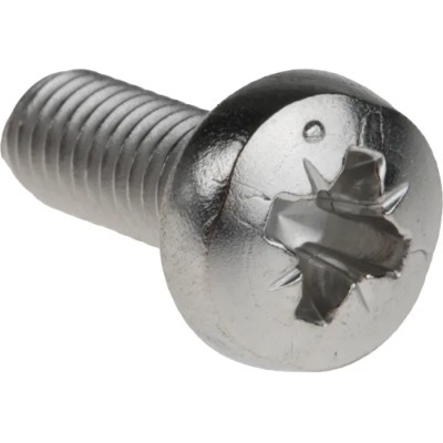 RS PRO Pozidriv Pan Stainless Steel Machine Screw M6 Thread, 16 mm Length 190-608