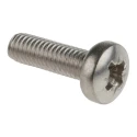 RS PRO Pozidriv Pan Stainless Steel Machine Screw 20 mm M6 190-614