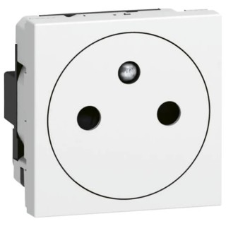 Legrand 16A White 1 Gang Plug Socket Mosaïc Indoor, Type E 0 771 32