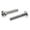 RS PRO Pozidriv Pan Head Stainless Steel Machine Screw M6 Thread 25 mm Length 190-620