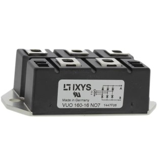 IXYS Three Phase Bridge Rectifier Module 1600 V 1.95 kA Forward Current 175 A Panel Mount VUO160-16NO7