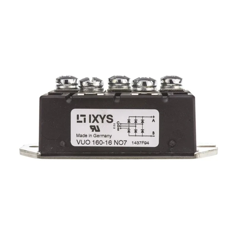 IXYS Three Phase Bridge Rectifier Module 1600 V 1.95 kA Forward Current 175 A Panel Mount VUO160-16NO7