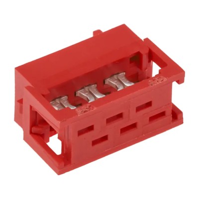 TE Connectivity 6-Way IDC Connector Male for Cable, 2 Row, 230V AC, 1.5A, Micro-MaTch Series 7-215083-6
