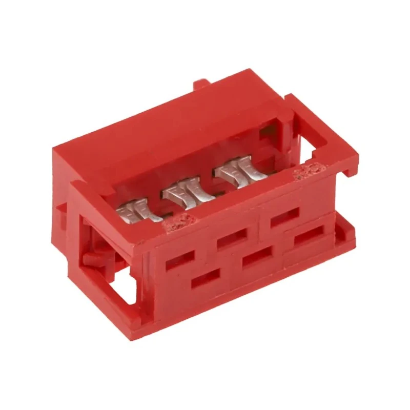 TE Connectivity 6-Way IDC Connector Male for Cable, 2 Row, 230V AC, 1.5A, Micro-MaTch Series 7-215083-6