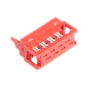 TE Connectivity 8-Way IDC Male-On-Wire Connector Cable, 2 Row, 1.27mm Pitch, Tin over Nickel Plating, 230V AC 1.5A 7-215083-8
