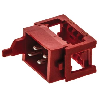TE Connectivity 4-Way IDC Connector Male for Cable, 2 Row 7-215083-4