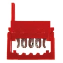 TE Connectivity 4-Way IDC Connector Male for Cable, 2 Row 7-215083-4