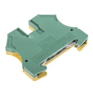 Weidmüller WPE Series Earth Block Yellow Green 0.5mm² to 10 mm² Screw Terminals ATEX 1010200000
