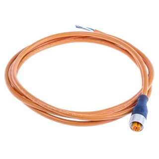 Lumberg Automation Female 4 Way Straight to Unterminated Sensor Actuator Cable 230V, IP67 Rated, PVC Polyurethane RKT4-07/2
