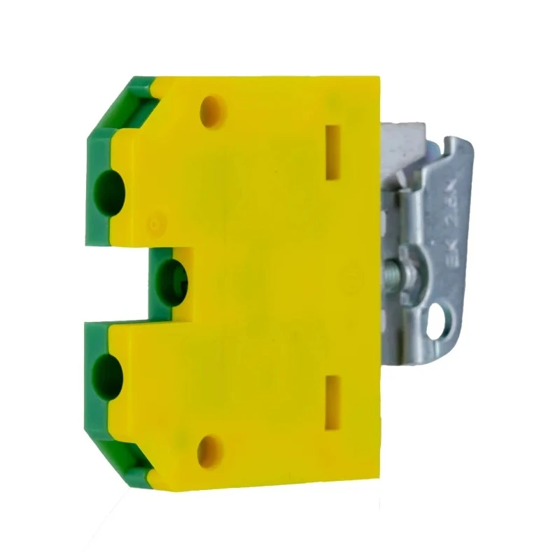 Weidmüller 2-Way EK 2.5 Earth Terminal Block, 25A Current, 2.5mm² Cable CSA, Screw Termination, Nylon Housing 0474360000