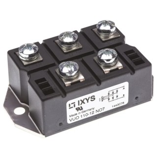 IXYS 3-Phase Bridge Rectifier Module Panel Mount 1200 V 1.3 kA Forward Current 127 A VUO110-12NO7