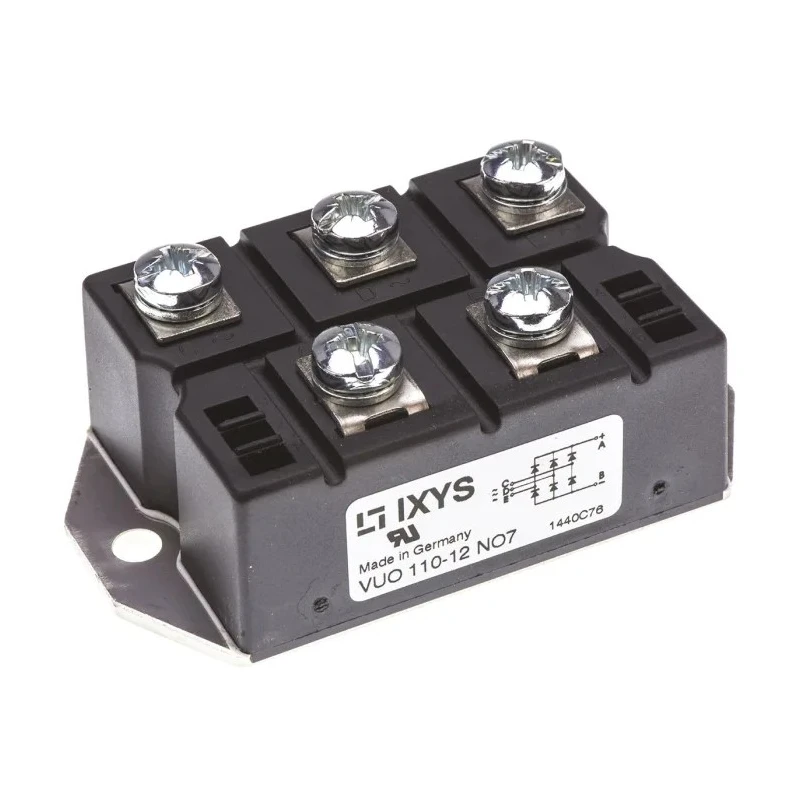 IXYS 3-Phase Bridge Rectifier Module Panel Mount 1200 V 1.3 kA Forward Current 127 A VUO110-12NO7