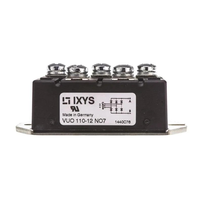 IXYS 3-Phase Bridge Rectifier Module Panel Mount 1200 V 1.3 kA Forward Current 127 A VUO110-12NO7