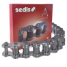 Sedis 08B-1 Roller Chain, 5 m Length, 16.6 mm Pin Length, 12.7 mm Pitch, Carbon Steel, Alpha Premium 7N7B01A00