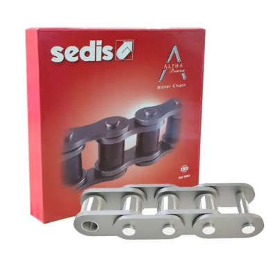 Sedis Alpha Premium 06B-1 Stainless Steel Roller Chain 5 m Length 13.5 mm Pin Length 3NIN6B01A00