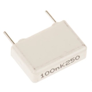 KEMET MMK Film Capacitor 100 nF ±10 % 250 V dc 160 V ac Through Hole MMK10104K250A01L4BULK