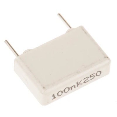 KEMET MMK Film Capacitor 100 nF ±10 % 250 V dc 160 V ac Through Hole MMK10104K250A01L4BULK