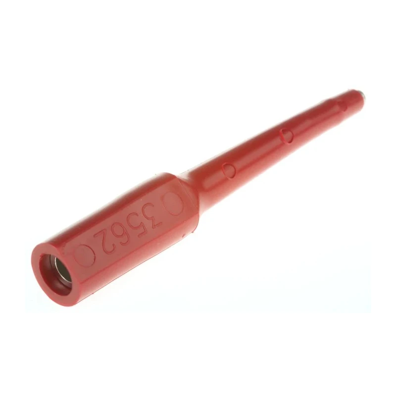 Fluke Red Test Connector Adapter With Copper, Brass Contacts and Gold, Nickel Plated 3562-2