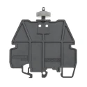 Entrelec SCFCV Series Grey End Cover for Use with DIN Rail Terminal Blocks 1SNA116795R1100
