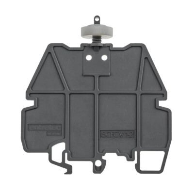 Entrelec SCFCV Series Grey End Cover for Use with DIN Rail Terminal Blocks 1SNA116795R1100