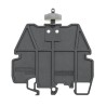 Entrelec SCFCV Series Grey End Cover for Use with DIN Rail Terminal Blocks 1SNA116795R1100