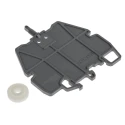 Entrelec SCFCV Series Grey End Cover for Use with DIN Rail Terminal Blocks 1SNA116795R1100