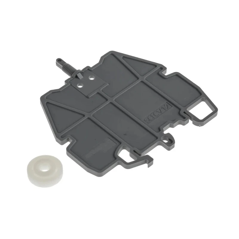Entrelec SCFCV Series Grey End Cover for Use with DIN Rail Terminal Blocks 1SNA116795R1100