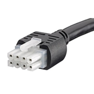Molex 8 Way Female Mini-Fit Jr to 8 Way Female Mini-Fit Jr Wire to Board Cable 1m 300V Nylon Jacket 245135-0810