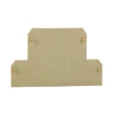 Weidmüller AP Series Beige Polyamide 66 End Cover for DIN Rail Terminal Blocks 0687560000