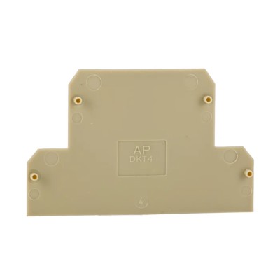 Weidmüller AP Series Beige Polyamide 66 End Cover for DIN Rail Terminal Blocks 0687560000