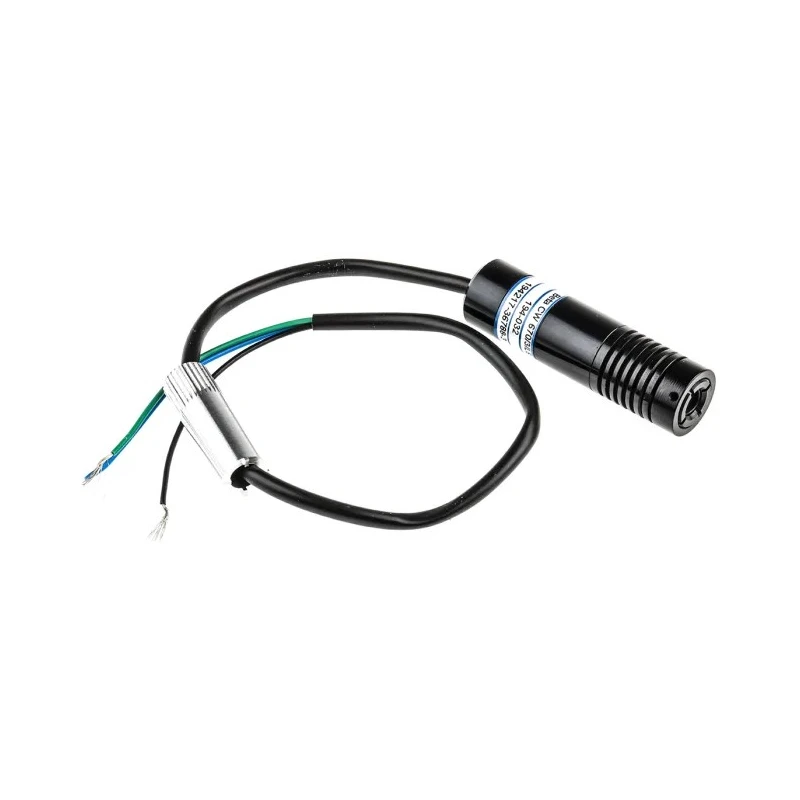 Global Laser 670 nm 3 mW Continuous Wave Red Laser Module TTL Control Dot, Line Pattern -8V to -12V 15.25mm 1068-44-000