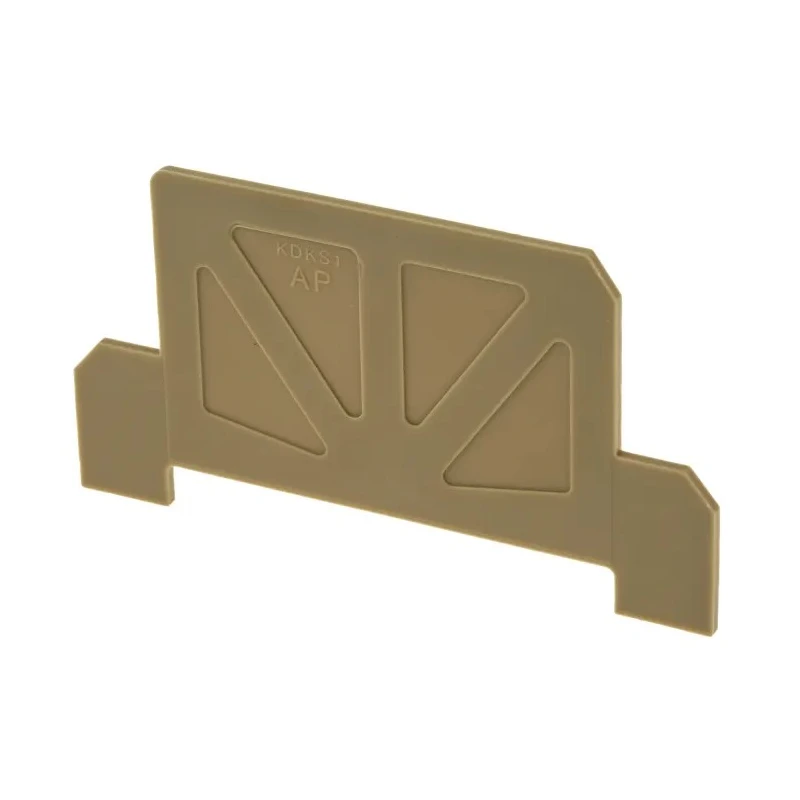Weidmüller AP KDKS Series End Cover for Use with DIN Rail Terminal Blocks 9503330000