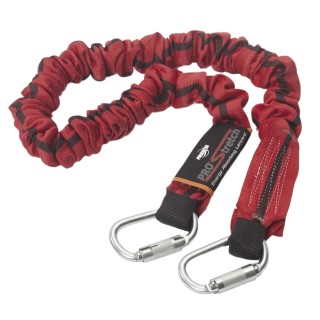 Protecta Fall Arrest Shock Absorbing Lanyard 2 m Single Leg Polyester Twisted Lock Carabiner AE5220SBB/SE