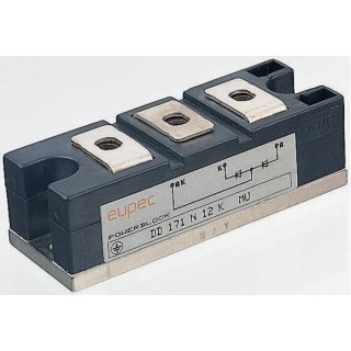 IXYS Dual Thyristor Module 2200 V 6.4 kA 165 A 150 mA 1.36 V 7-Pin MCC161-22IO1