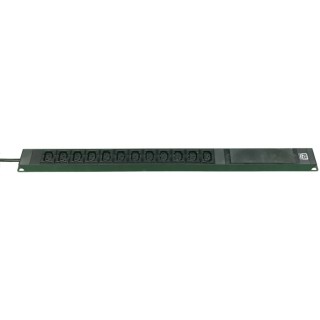 RS PRO Power Distribution Unit 3 m Cable Length 12 Socket IEC C13 Power Strip 13A 250V ac 161-7284