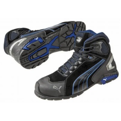 Puma Safety Black Aluminium Toe Capped Women's Safety Boots Size EU42 UK8 US9 EN ISO 20345 ASTM F2413 632250