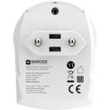 SKROSS 2 Output USB Type A AC-DC Converter Power Supply Adapter Type C 12W 5V DC Output 2.4A SKR-0083