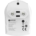 SKROSS 2 Output USB Type A AC-DC Converter Power Supply Adapter Type C 12W 5V DC Output 2.4A SKR-0083