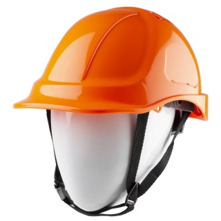Portwest Orange Safety Helmet Chin Strap Included Ventilated Adjustable 161-8136