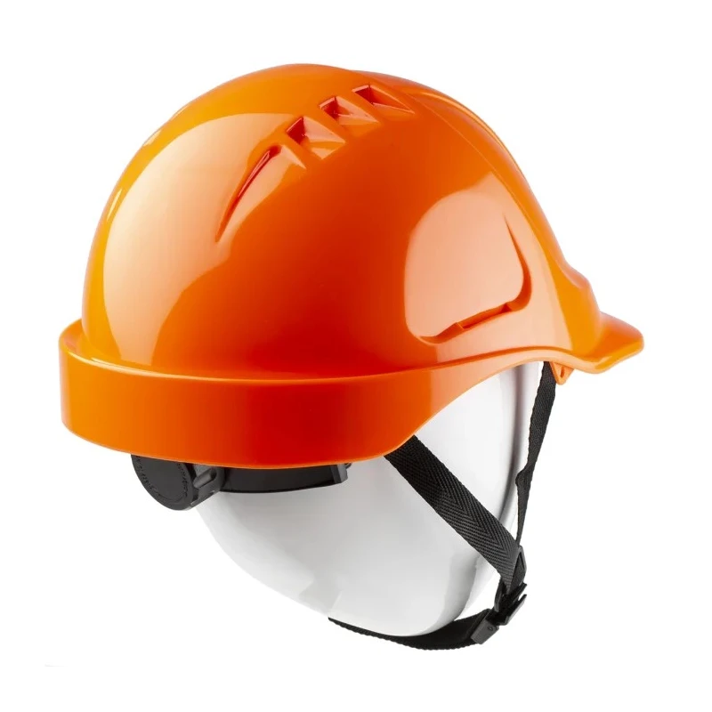 Portwest Orange Safety Helmet Chin Strap Included Ventilated Adjustable 161-8136