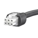 Molex 6 Way Female Mini-Fit Jr to 6 Way Female Mini-Fit Jr Wire to Board Cable 500 mm Length 300V Nylon Jacket 245135-0605