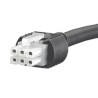 Molex 6 Way Female Mini-Fit Jr to 6 Way Female Mini-Fit Jr Wire to Board Cable 500 mm Length 300V Nylon Jacket 245135-0605