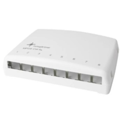 Telegartner AMJ-S Series 8 Port RJ45 Mini Patch Panel UTP White RJ45