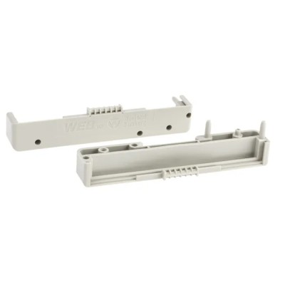 Wieland Housing Cover Side Panel Accessory for DIN Rail Pebble Grey 01.001.5553.0