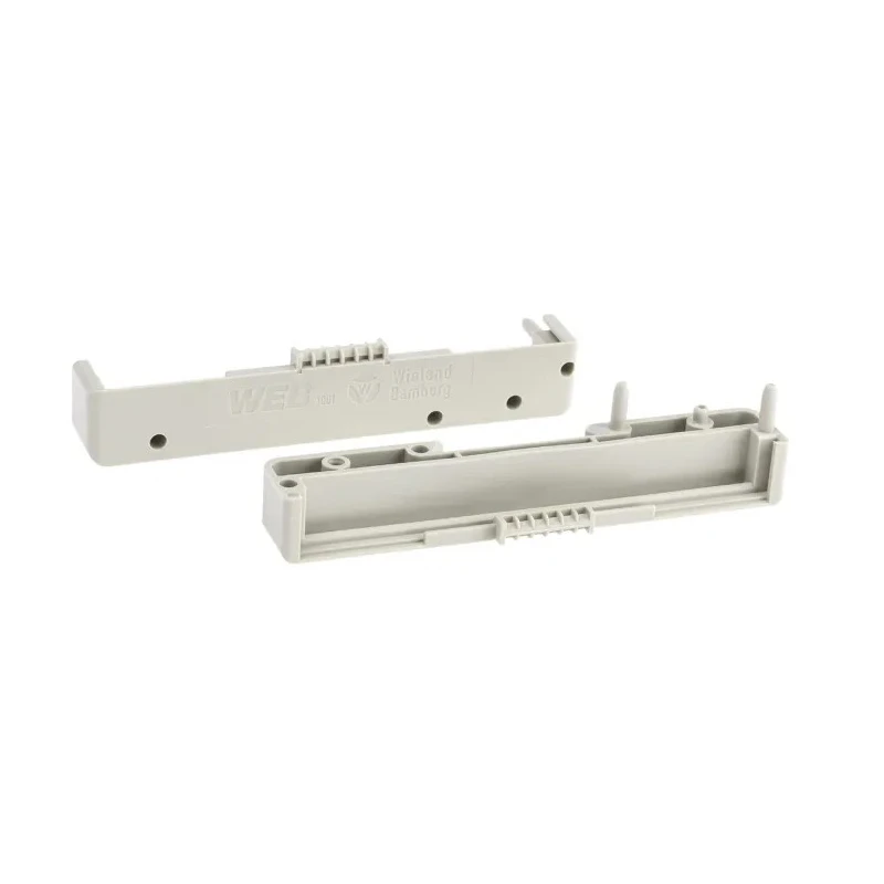 Wieland Housing Cover Side Panel Accessory for DIN Rail Pebble Grey 01.001.5553.0