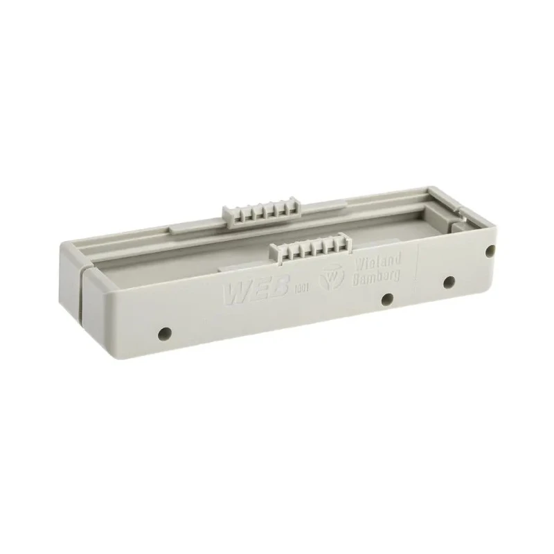 Wieland Housing Cover Side Panel Accessory for DIN Rail Pebble Grey 01.001.5553.0