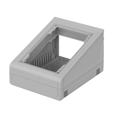 Bopla Ultrapult Series Light Grey ABS Desktop Enclosure Sloped Front 157.5 mm x 198.9 mm x 120.4 mm 45320185 UMP 32018 FP