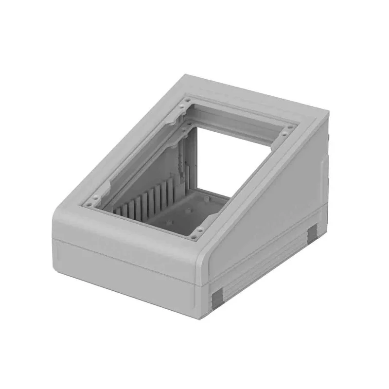Bopla Ultrapult Series Light Grey ABS Desktop Enclosure Sloped Front 157.5 mm x 198.9 mm x 120.4 mm 45320185 UMP 32018 FP